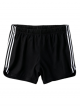 ?Breathable Men's Athletic Shorts - Solid Color Custom Logo Design with Elastic Waistband