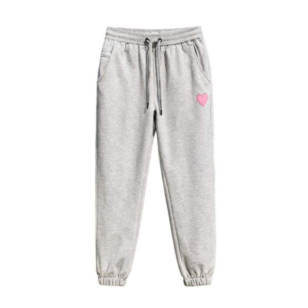 ?Heavyweight Cotton Jogging Pants - Unisex Tracksuit Bottoms with adjustable Drawstring