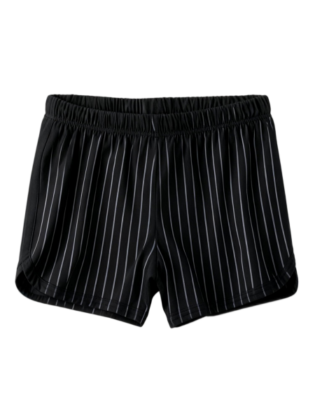 Men's Custom Logo Quick Dry Shorts - Breathable Solid Color Sports Shorts with Drawstring Waist